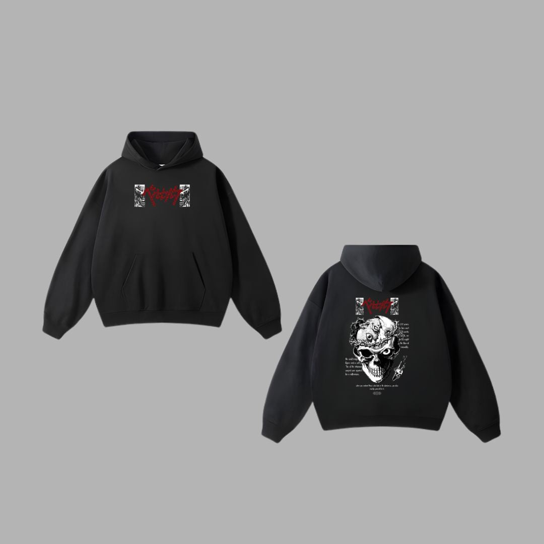 Berserker Skull Graphic Hoodie