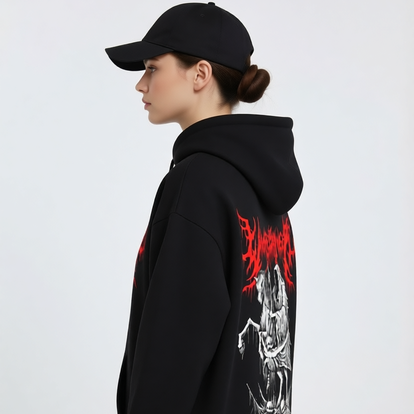 Death Rider Premium Hoodie, Death Rider Streetwear Hoodie
