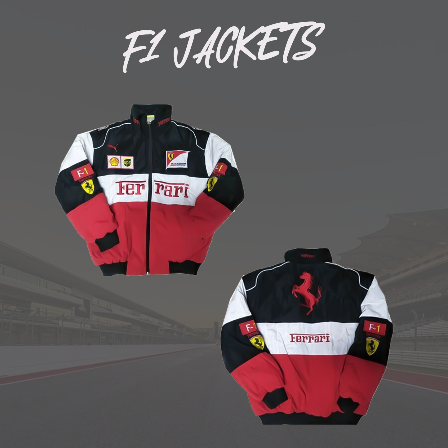 Ferrari Jackets Three Colors