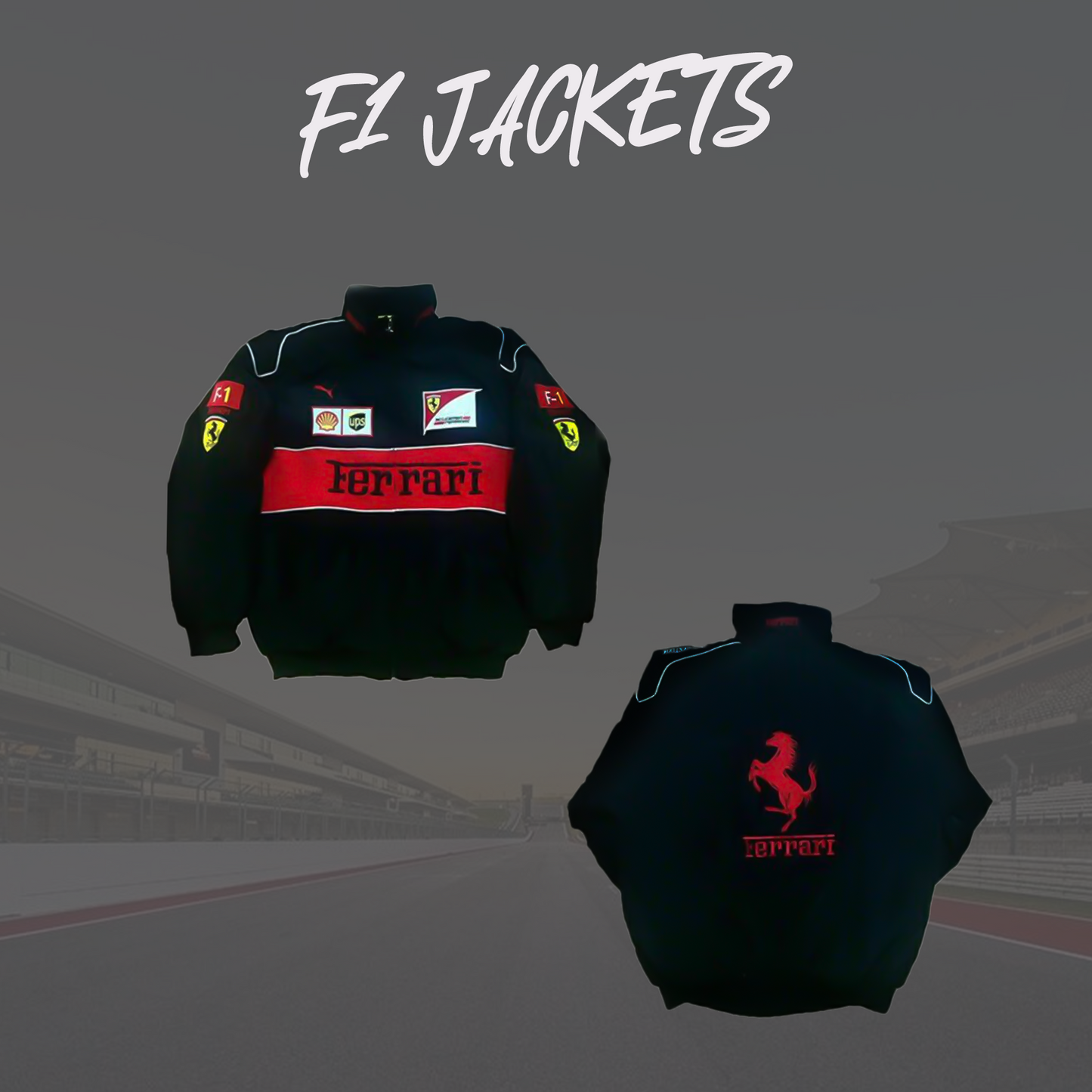 Ferrari Jackets Black
