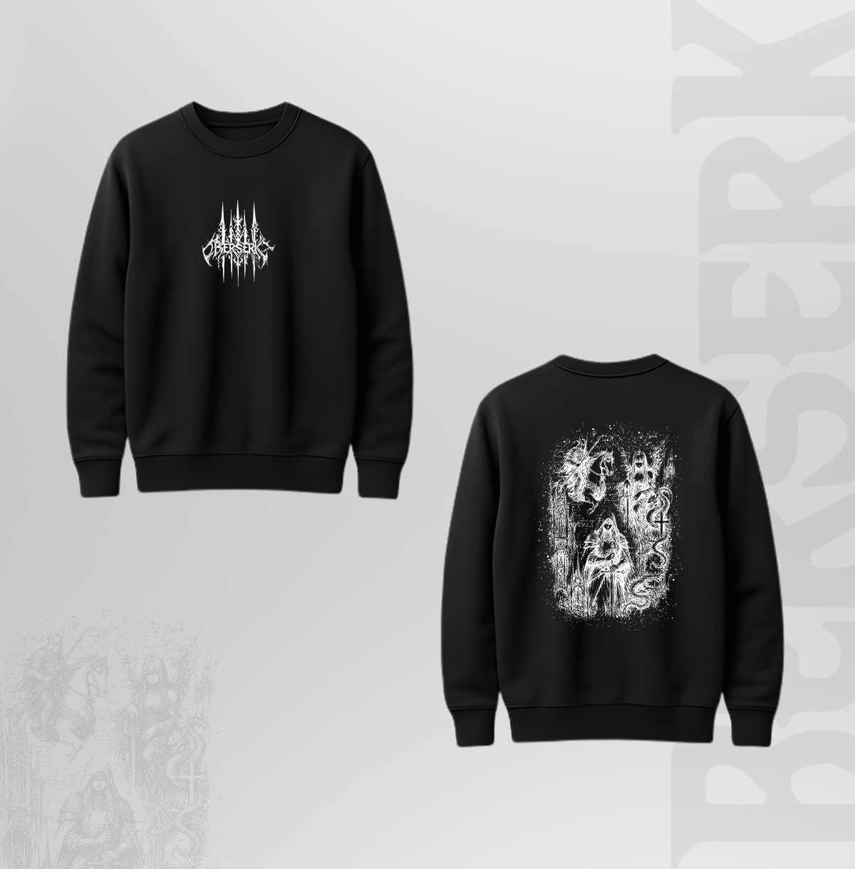 GOTH ANGEL V3  Premium Graphic Sweatshirt