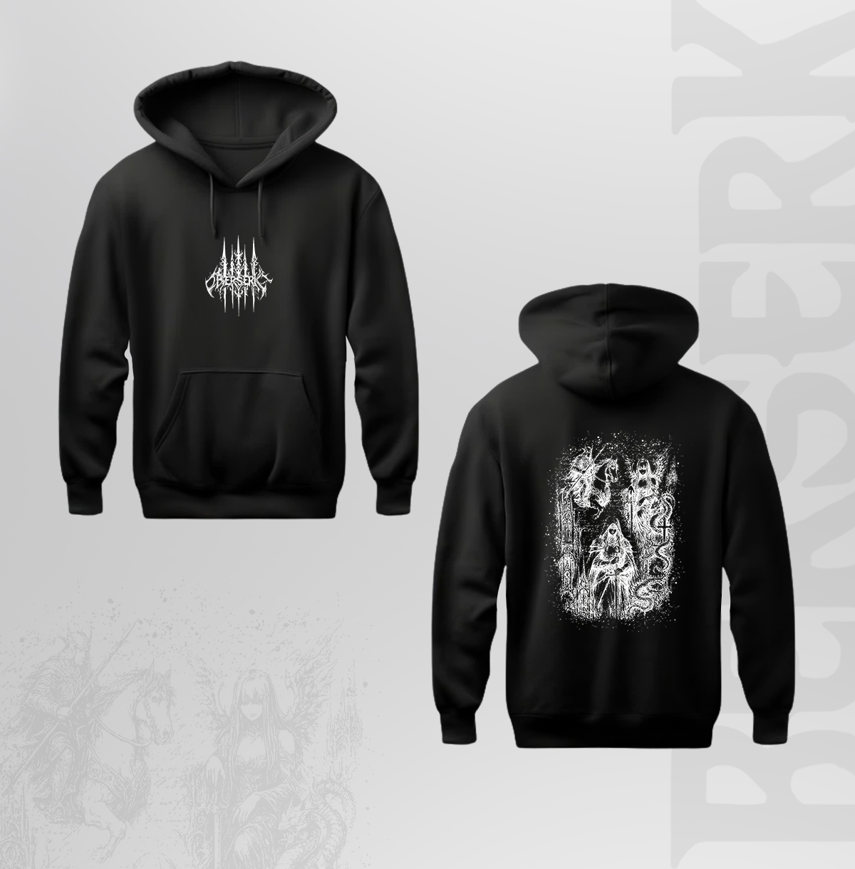 GOTH KNIGHT V2 Premium Printed Hoodie