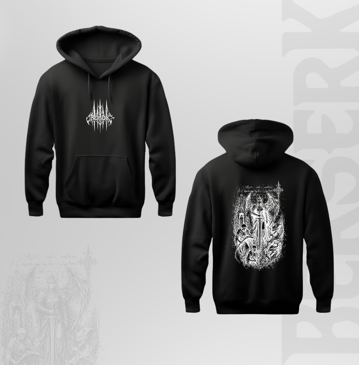 GOTH SLAVE V1 Premium Printed Hoodie
