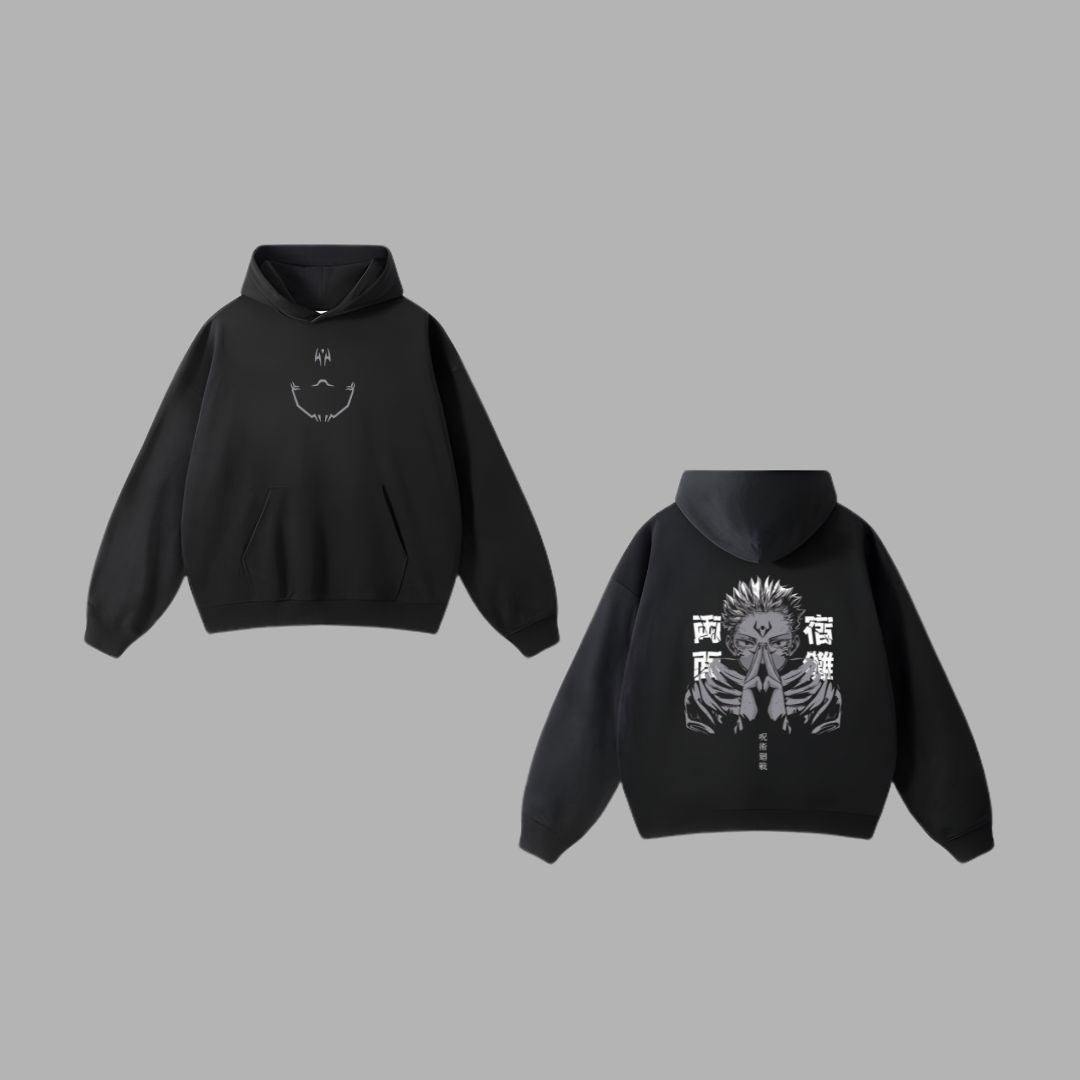 Ryomen Sukuna Kanji Hoodie