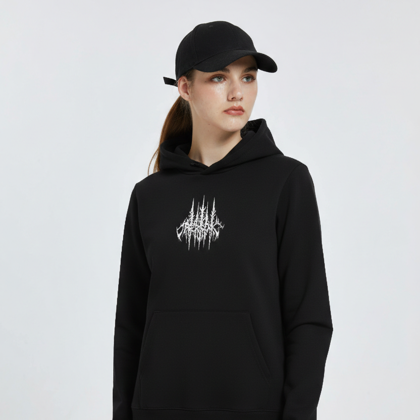 Dark Ritual Skull Graphic Hoodie
