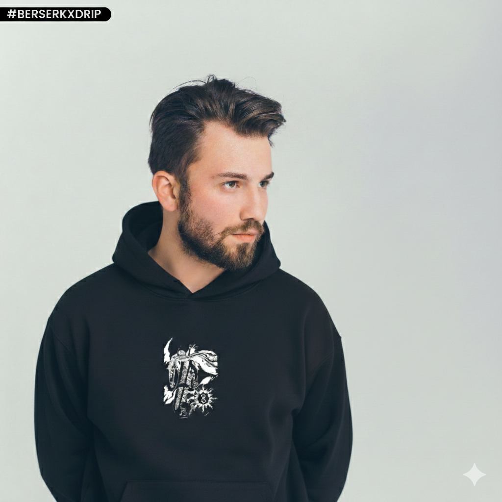 Yami de Ikirareru Black Hoodie